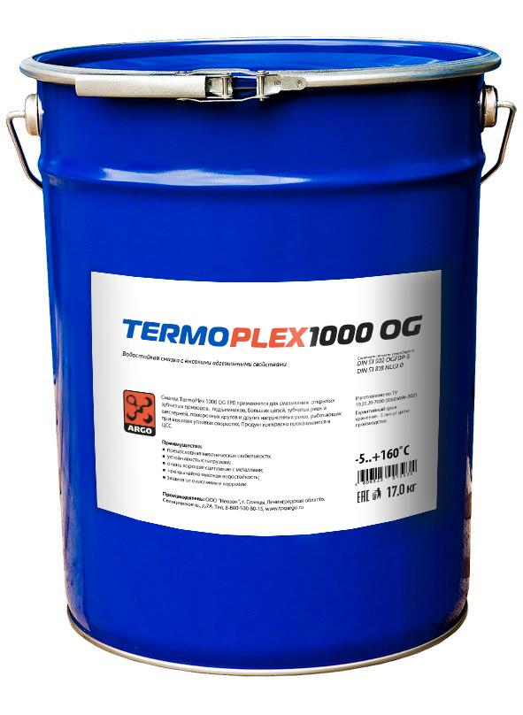 Смазка TermoPlex 1000 OG EP0 евроведро 17,0 кг
